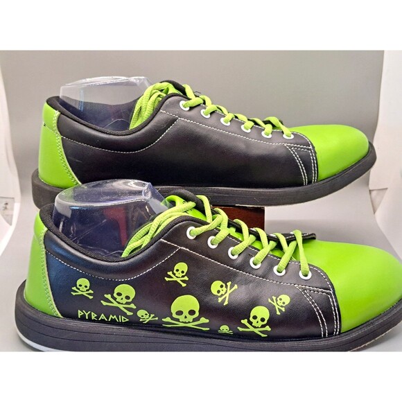 Pyramid Other - Pyramid Men's Skull Design Bowling Shoes Green/Black US 11.5 Medium (D,M)